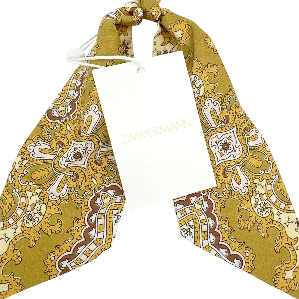 ZIMMERMANN Printed Silk Key Bag Charm - flyKAMP