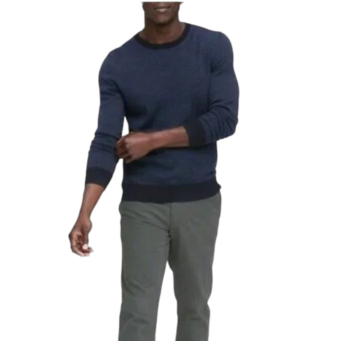 BANANA REPUBLIC Yarn by Baruffa Birdseye Preppy Sweater M