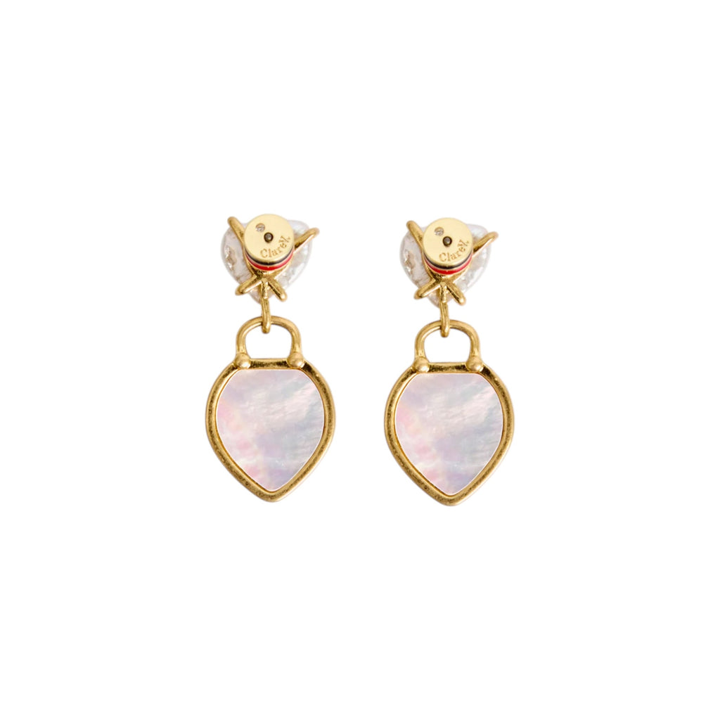 CLARE V. Le Heartbreaker Earrings Clare V.
