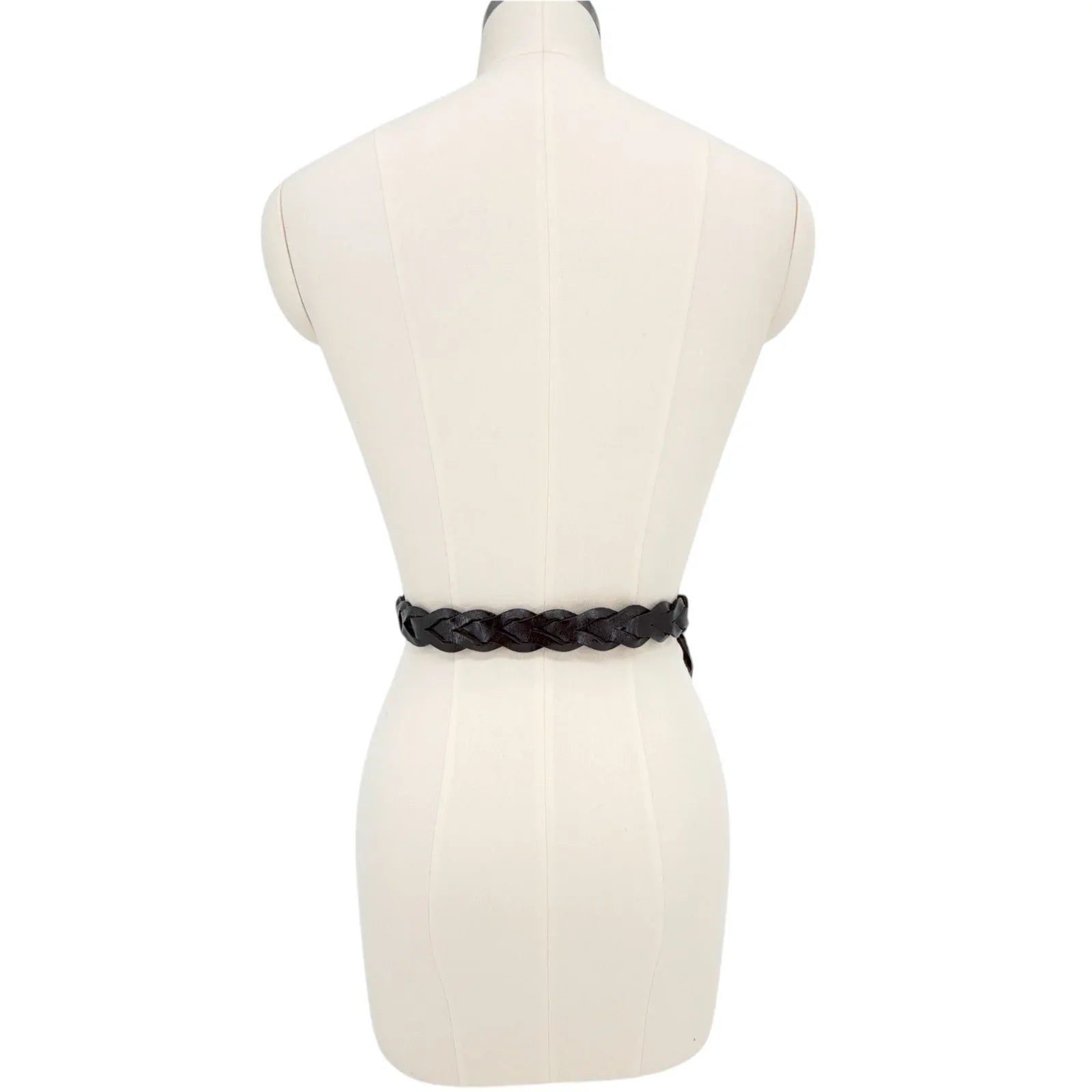 MADEWELL Braided Belt in Dark Carob XXS-S - flyKAMP
