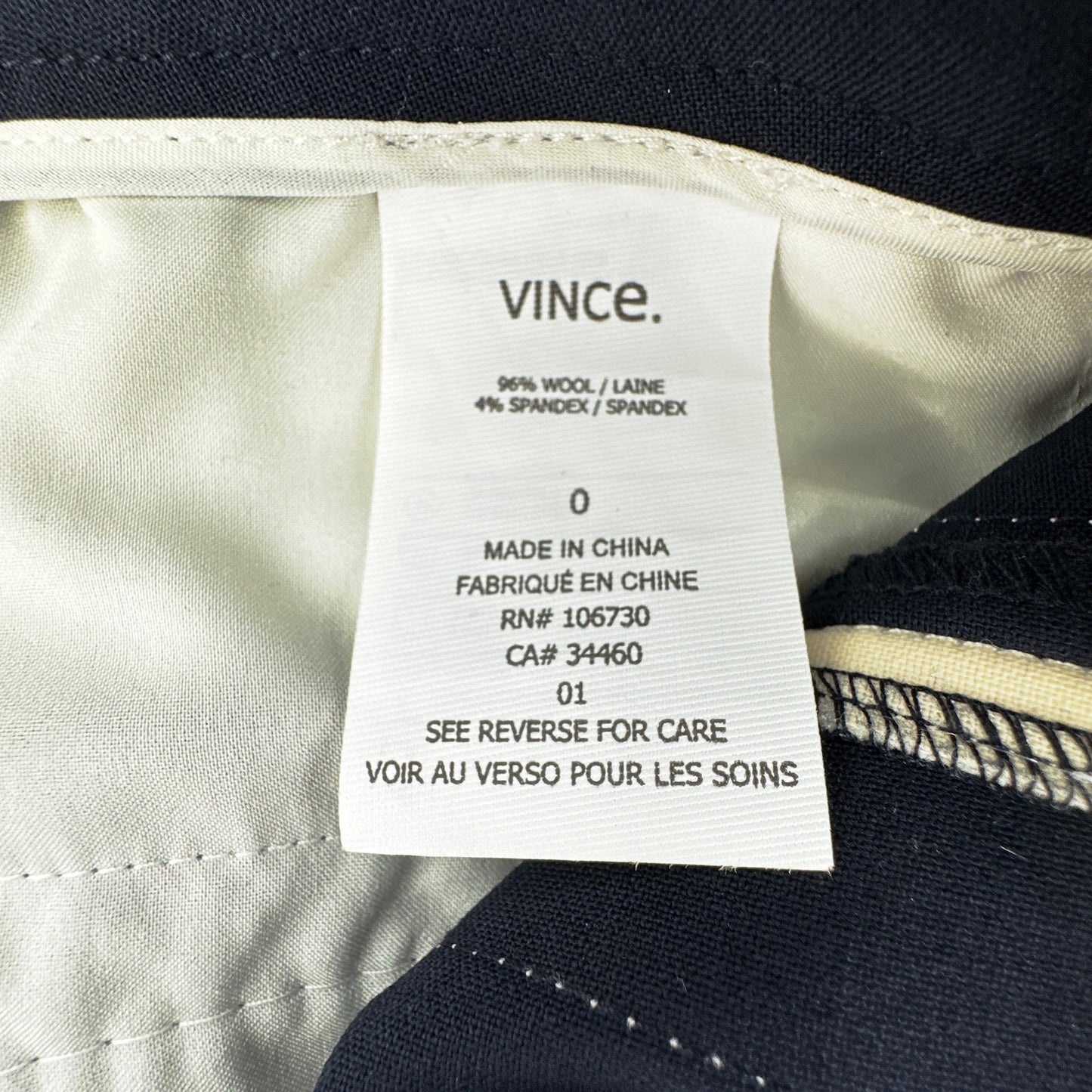 VINCE Side Stripe Trouser 0