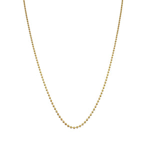 VIRGINS SAINTS & ANGELS VSA Bronze Ball Chain Plated in Gold