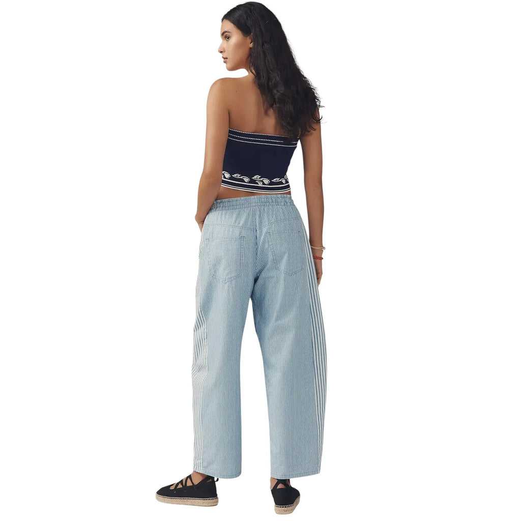 ASKK NY Cancun Pant in Blue Stripe XS - flyKAMP