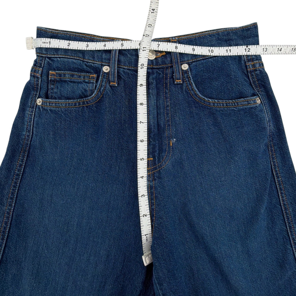 VERONICA BEARD Taylor Relaxed Wide Leg High Rise in Bright Blue 24 Veronica Beard