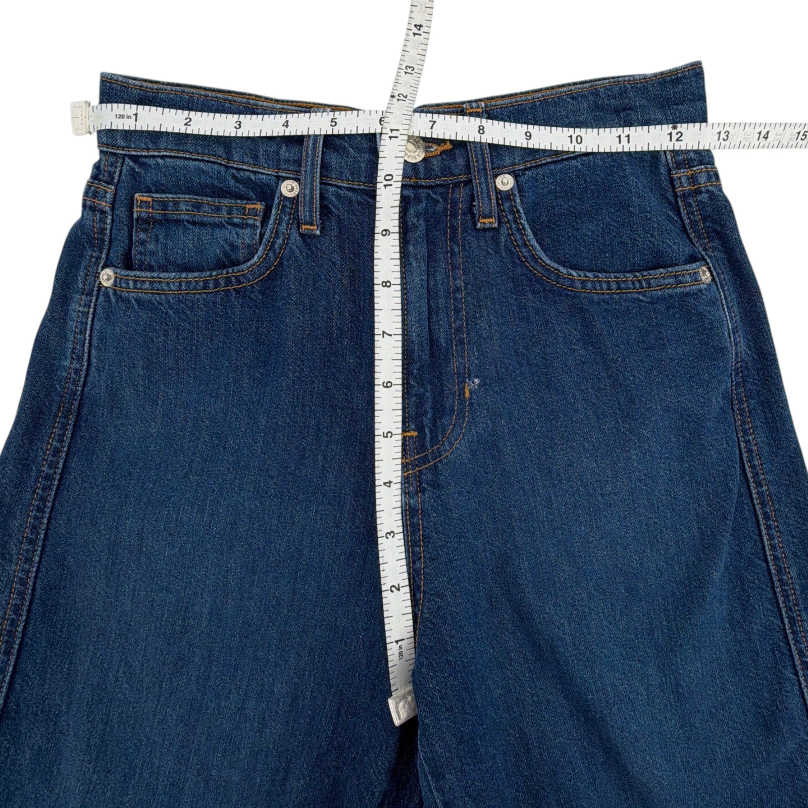 VERONICA BEARD Taylor Relaxed Wide Leg High Rise in Bright Blue 24 Veronica Beard