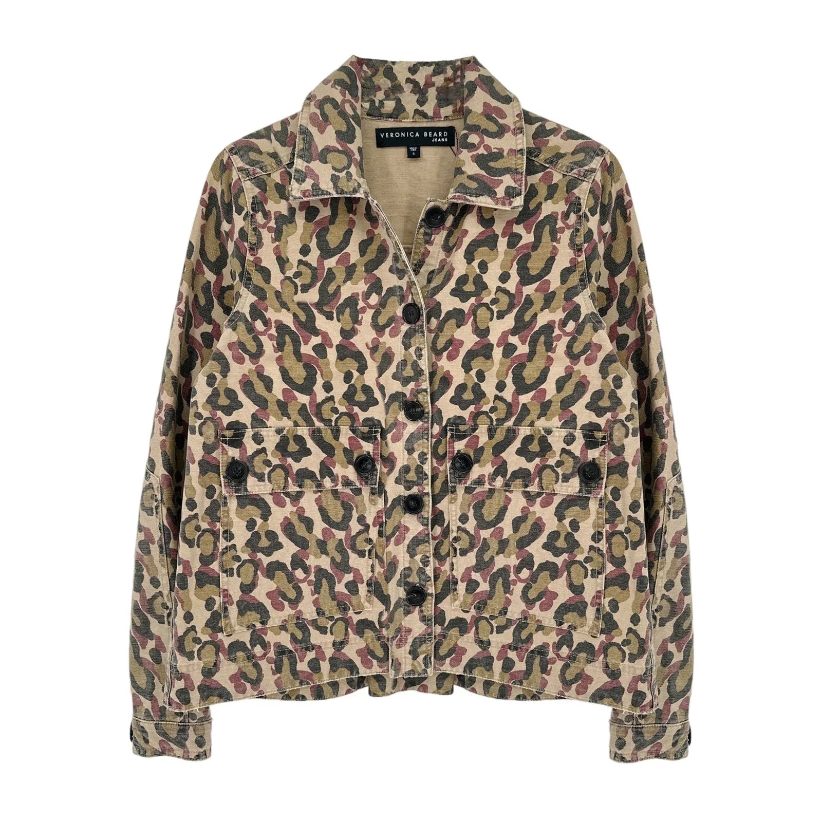 VERONICA BEARD Mercer Leopard Print Jacket S - flyKAMP