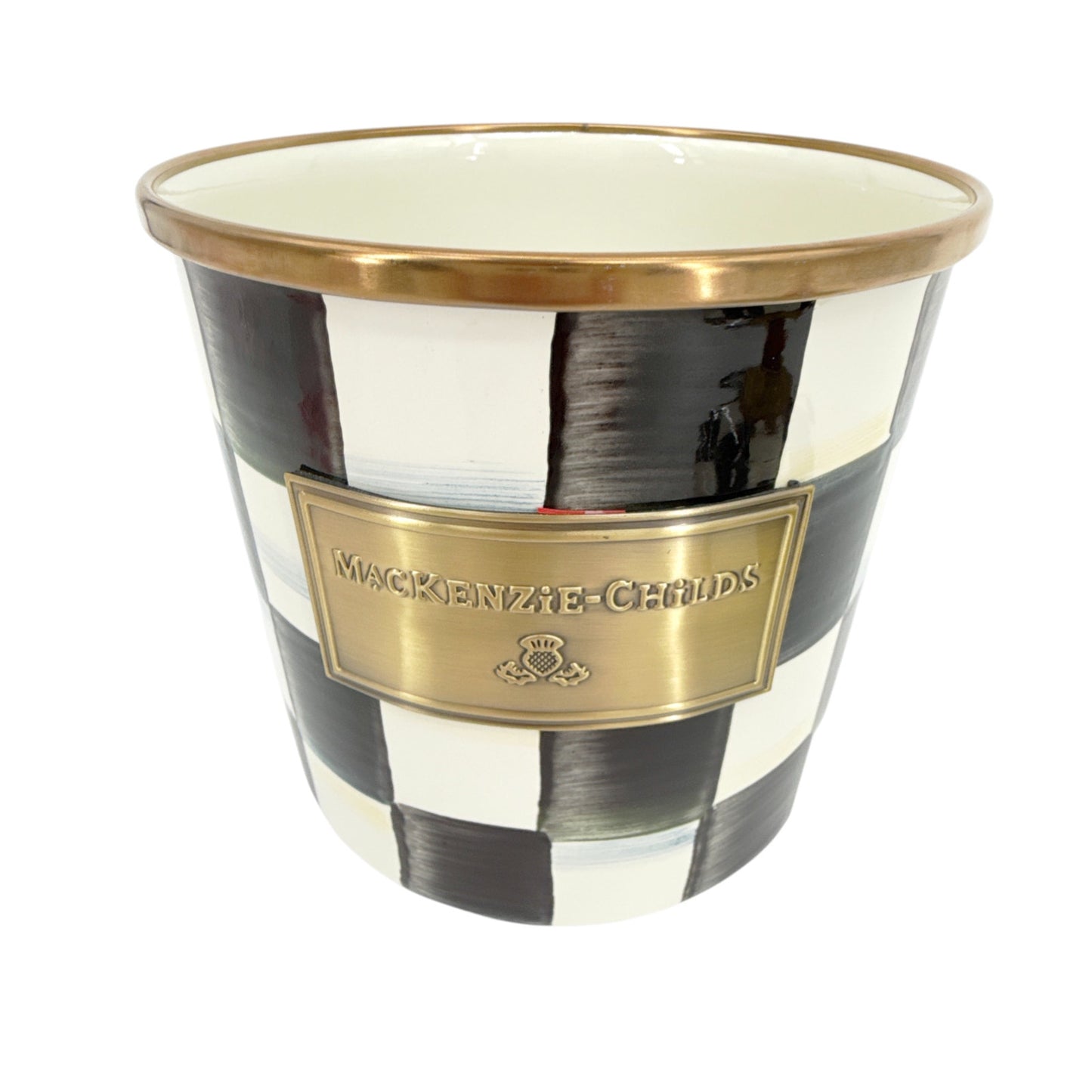 MACKENZIE-CHILDS Courtly Check Canister Small