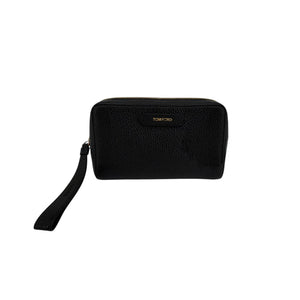 TOM FORD Medium Leather Cosmetics Case in Black