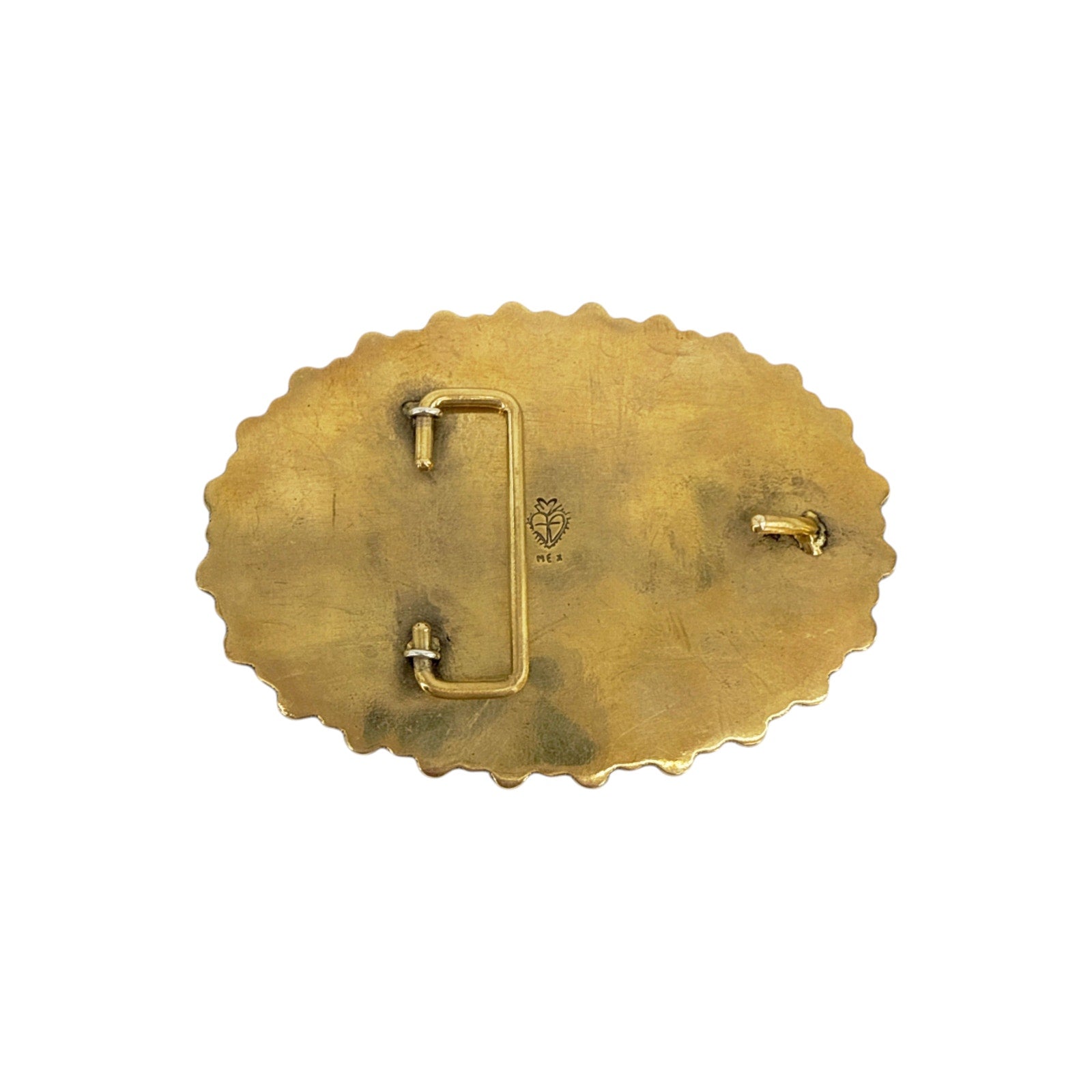 VIRGINS SAINTS & ANGELS VSA Goddess Image Buckle Sacred Heart Virgins Saints & Angels