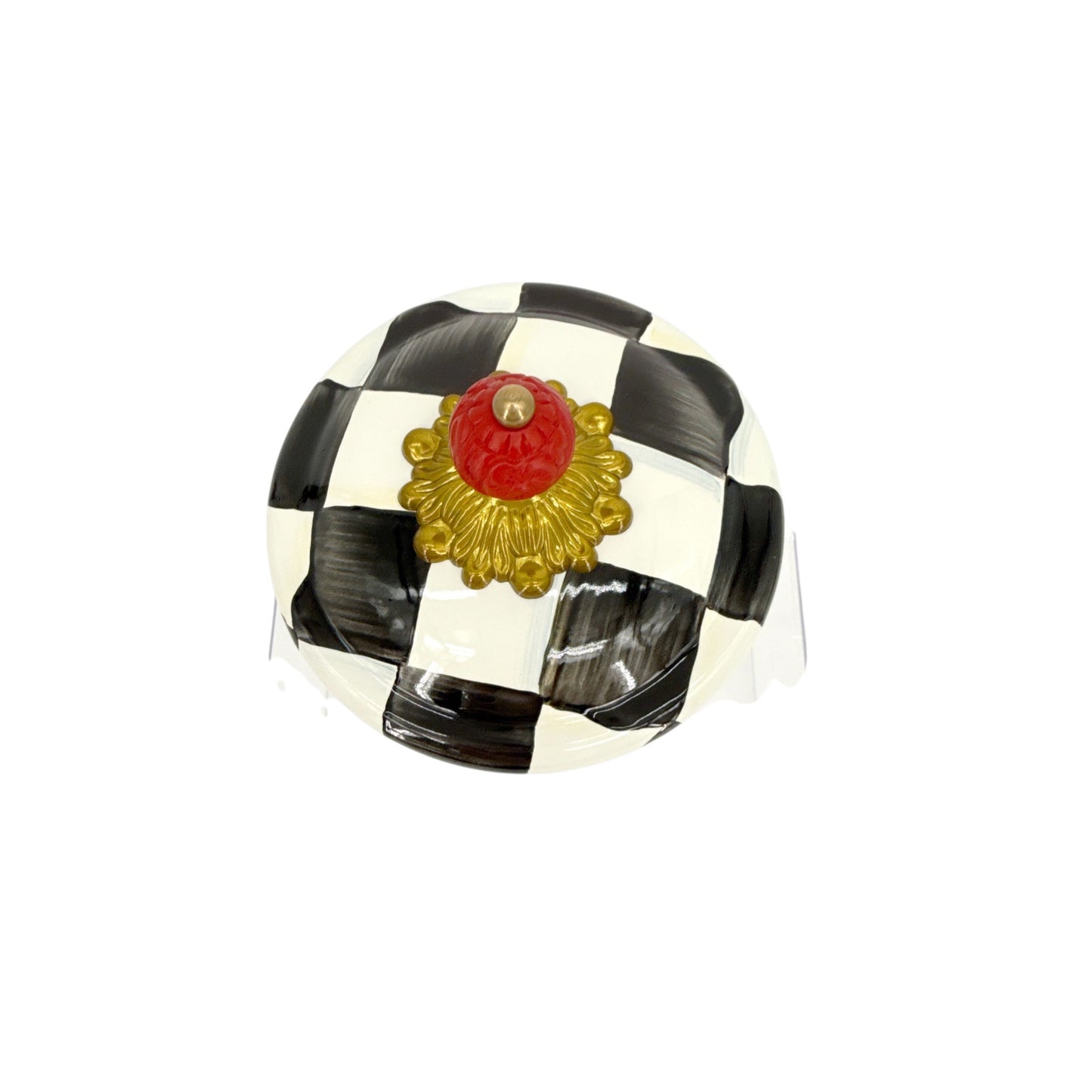 MACKENZIE-CHILDS Courtly Check Canister Small