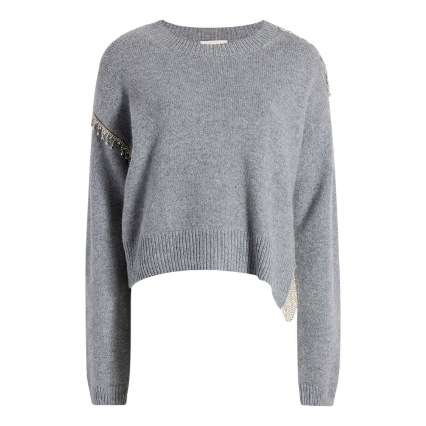 CINQ a SEPT Lilliana Embellished Knit Sweater M