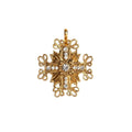 VIRGINS SAINTS & ANGELS VSA Electra Cross Medallion in Gold - flyKAMP