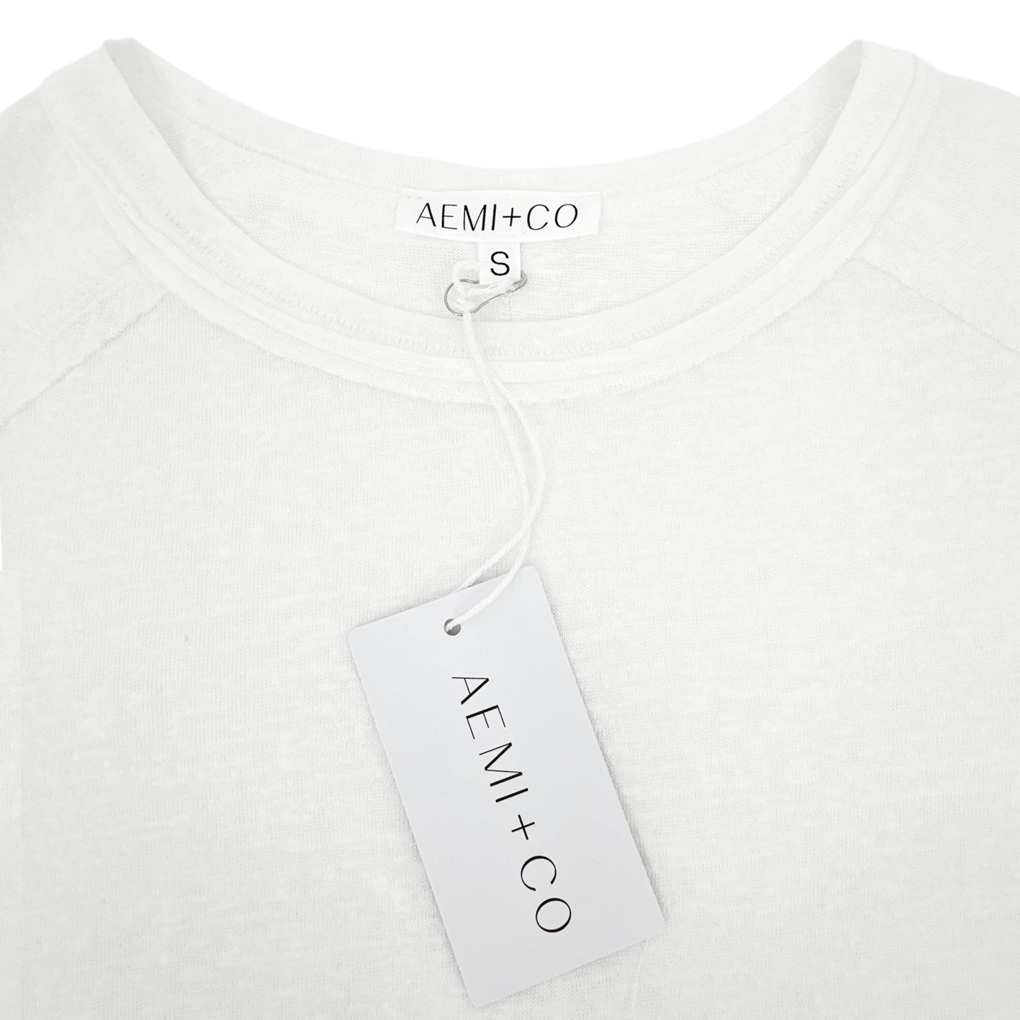 AEMI + CO Junie Tee White Size S AEMI+CO