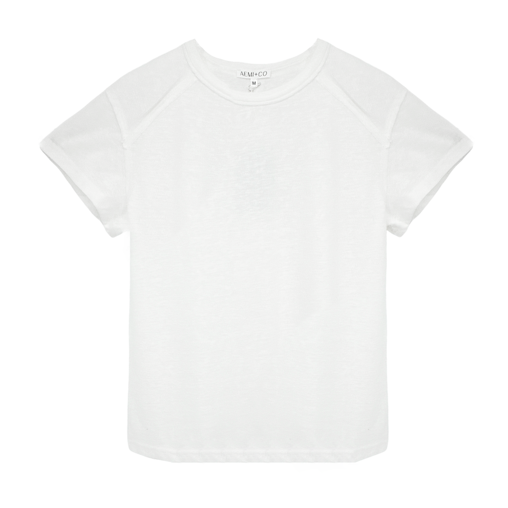 AEMI + CO Junie Tee White Size M AEMI+CO