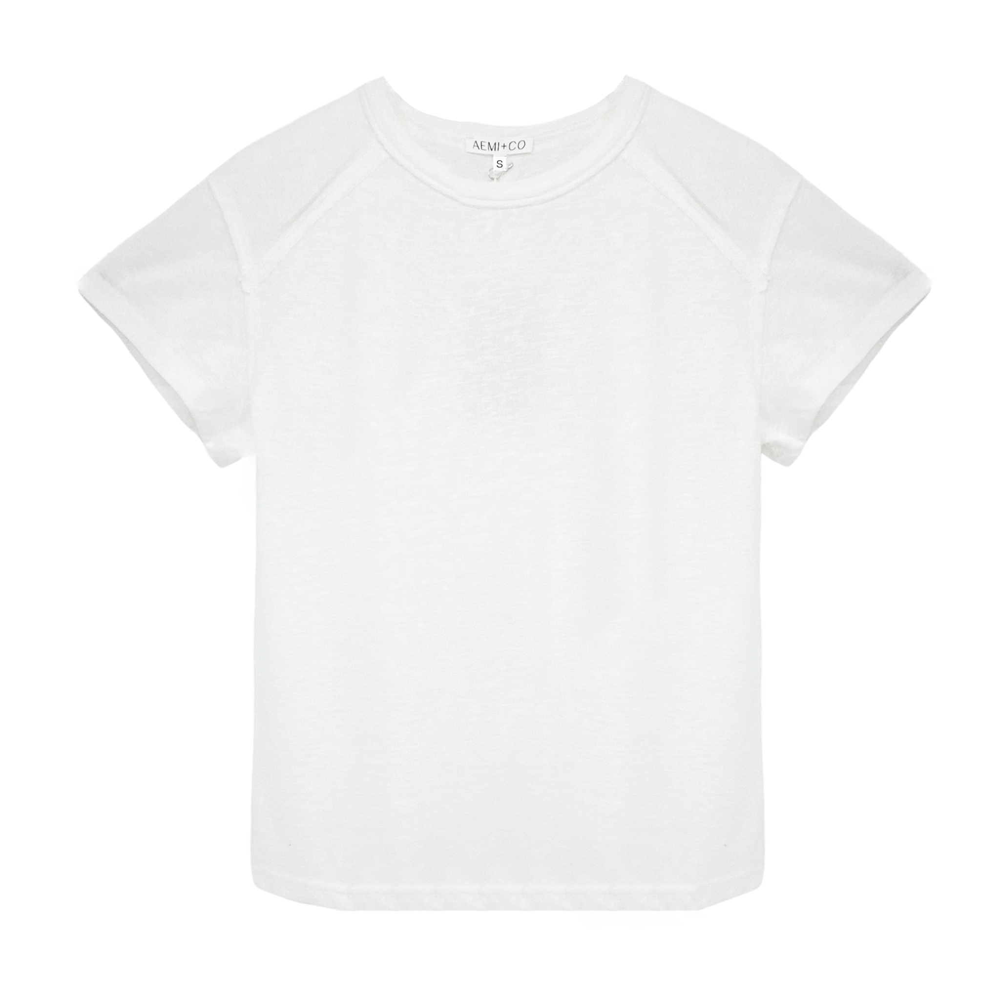 AEMI + CO Junie Tee White Size S AEMI+CO
