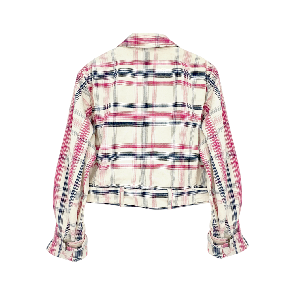 ALIX of BOHEMIA Domino Woven Plaid Jacket M Alix of Bohemia