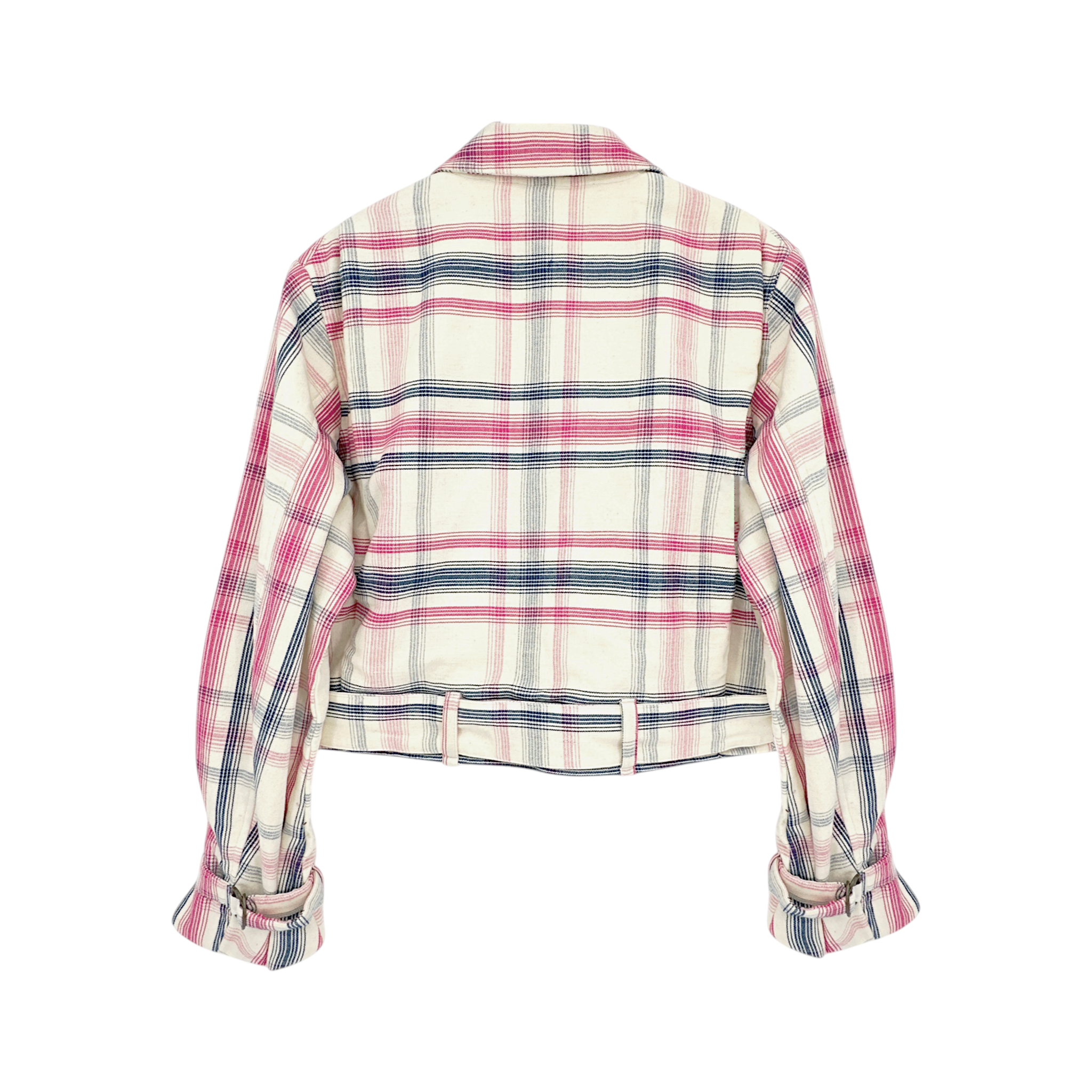ALIX of BOHEMIA Domino Woven Plaid Jacket M Alix of Bohemia