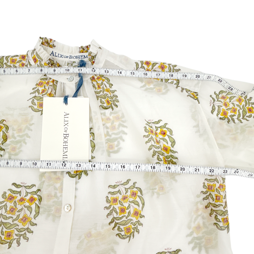 ALIX of BOHEMIA Poet Buttercup Blouse S Alix of Bohemia