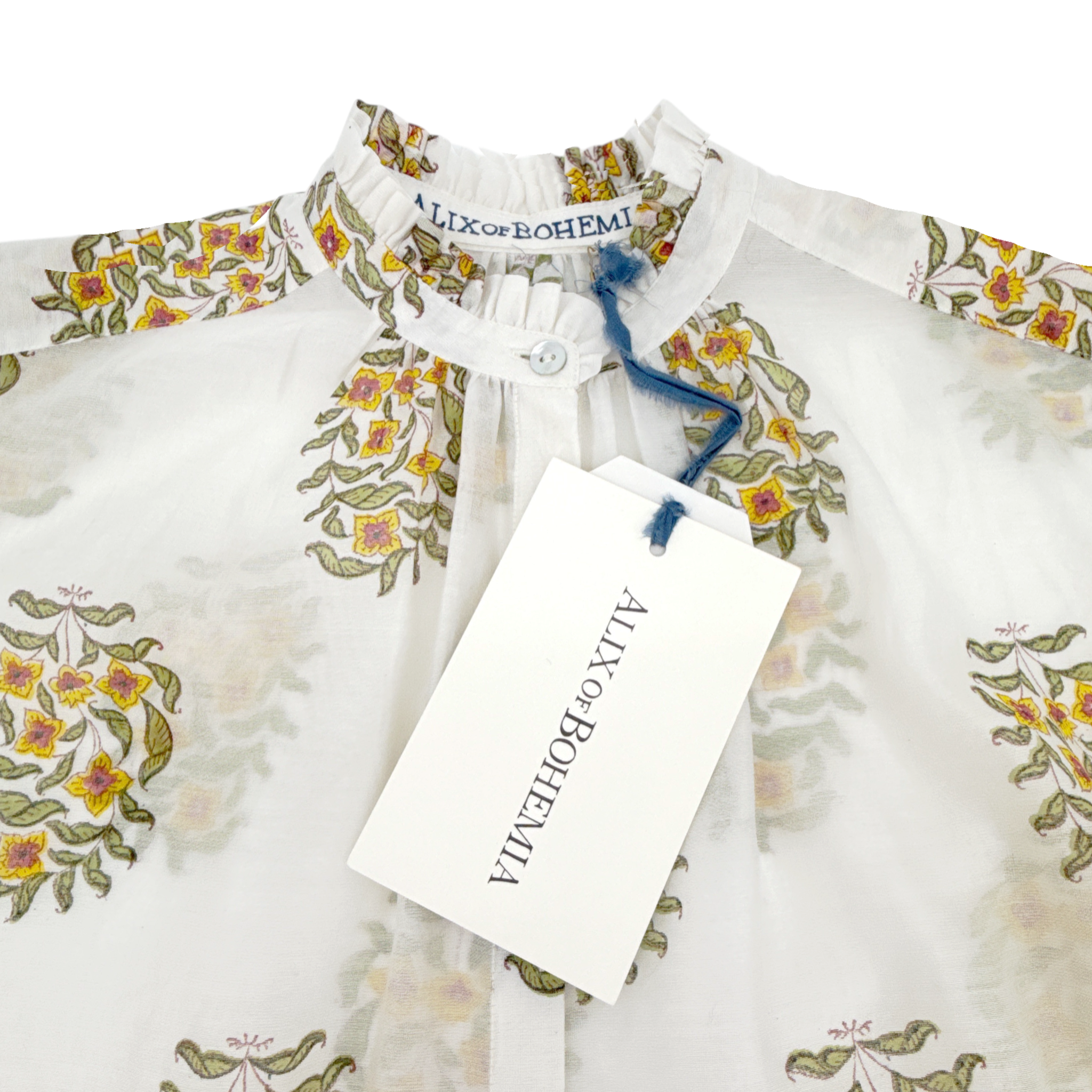 ALIX of BOHEMIA Poet Buttercup Blouse S Alix of Bohemia