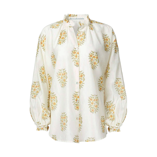 ALIX of BOHEMIA Poet Buttercup Blouse S Alix of Bohemia
