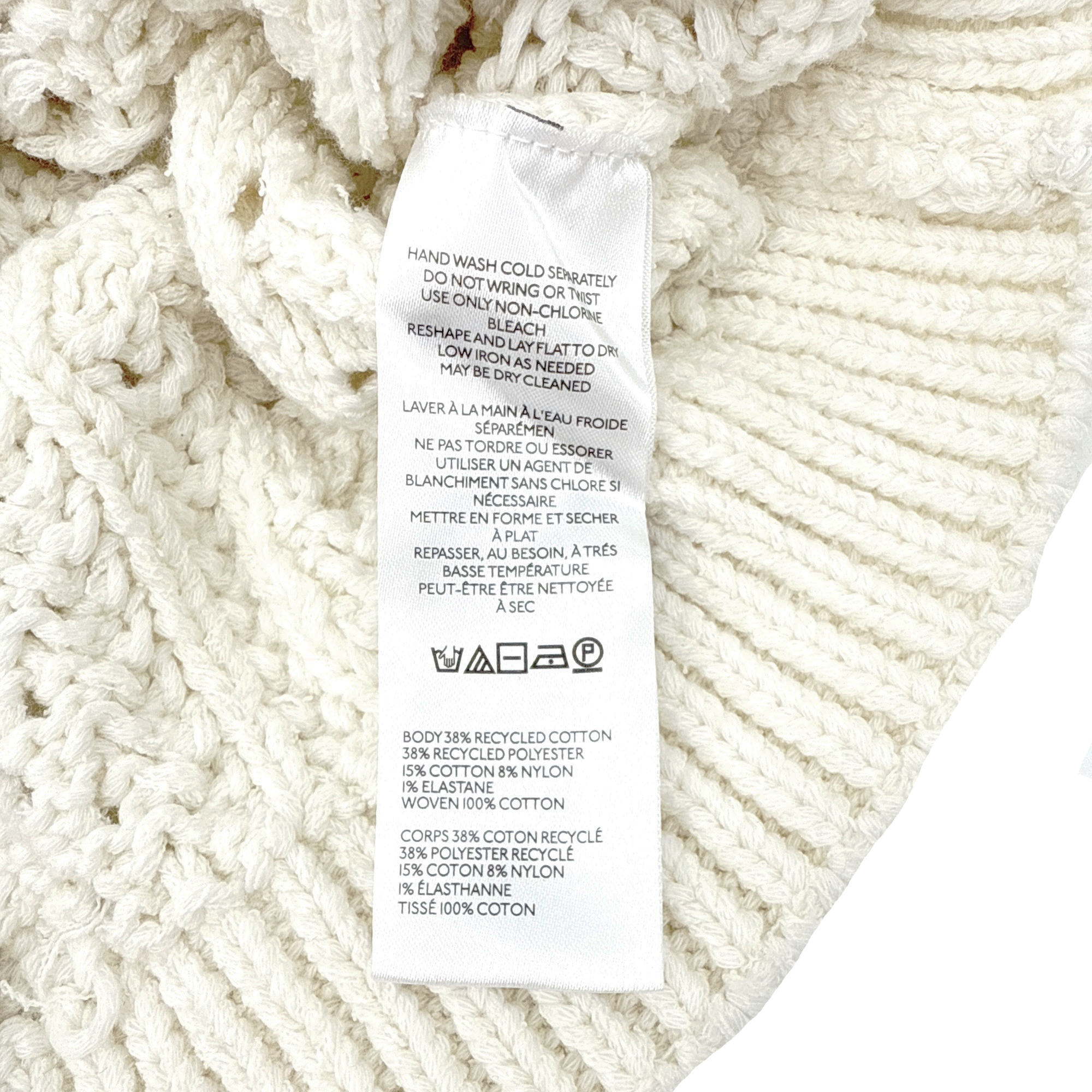 ANTHROPOLOGIE Balloon-Sleeve Twofer Cable-Knit Cardigan Sweater XS Anthropologie