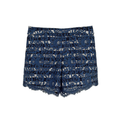 ANTHROPOLOGIE Cartonnier Scalloped Lacework Shorts in Navy 0 Anthropologie