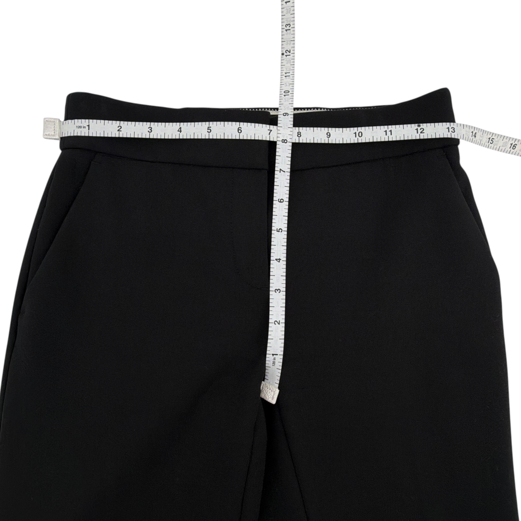 ANTHROPOLOGIE The Essential Collection Slim Tulip Hem Pant in Black 0