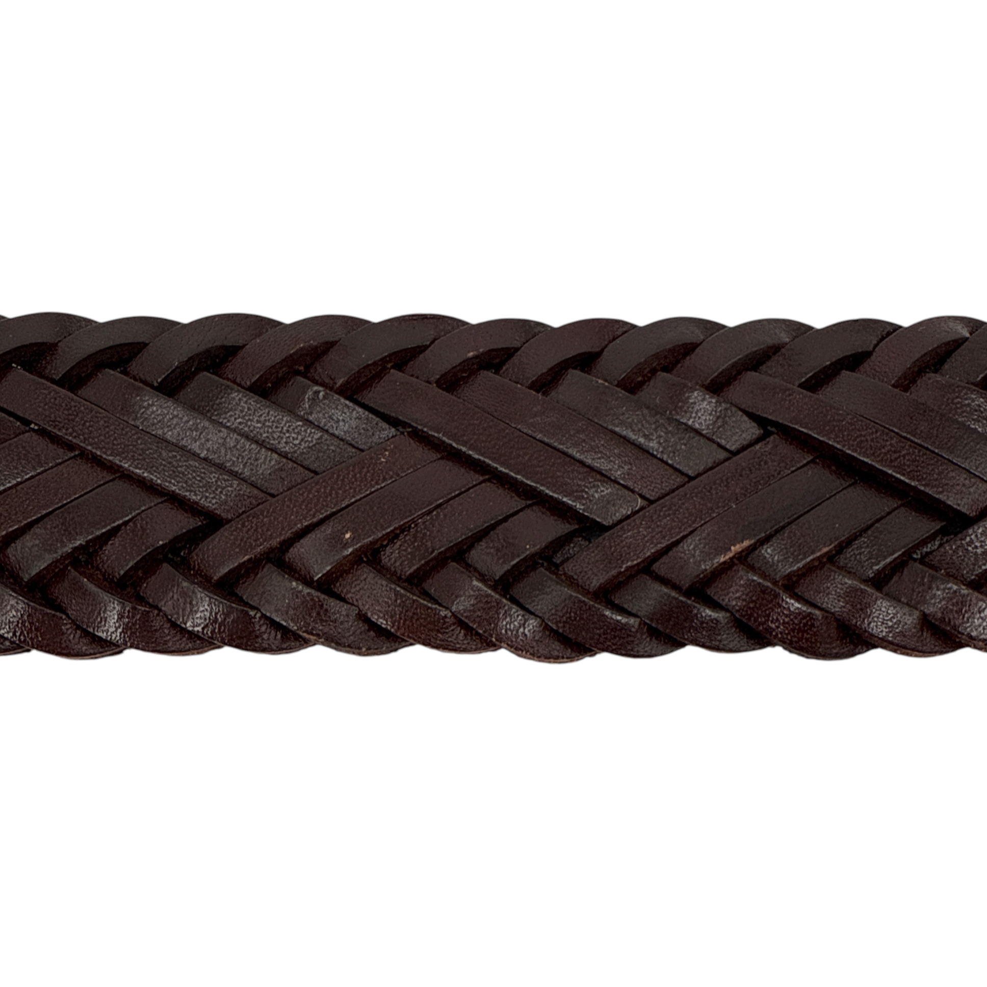 ANTHROPOLOGIE Woven Leather Belt in Brown S Anthropologie