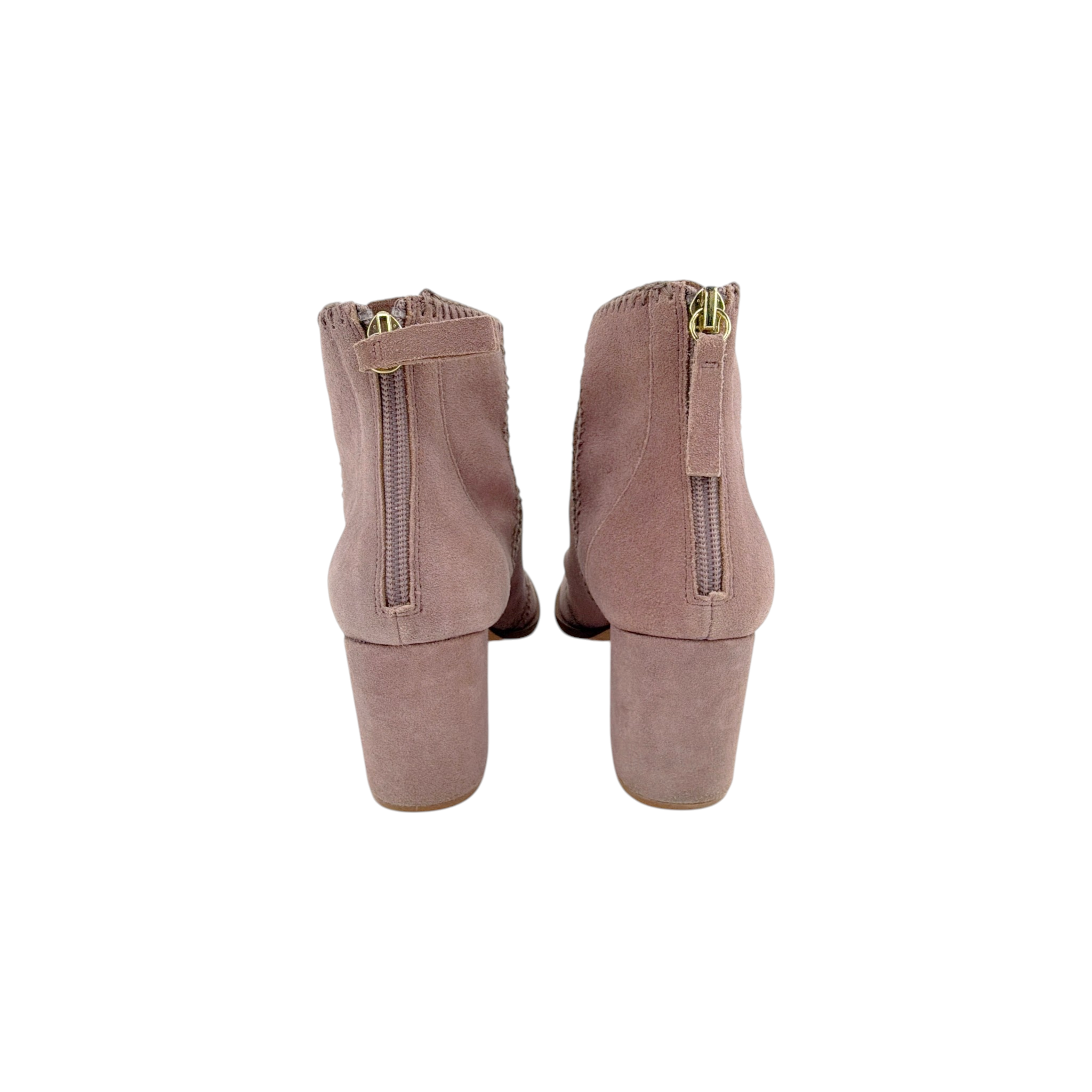 ANTHROPOLOGIE x Farylrobin Stitched Suede Ankle Boots 6.5 Farylrobin