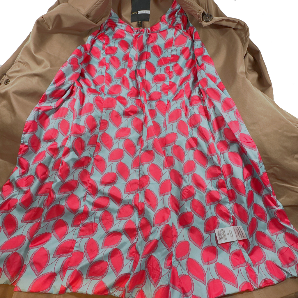 ANTHROPOLOGIE x PLENTY by TRACY REESE Corin Peplum Trench Coat XS Anthropologie