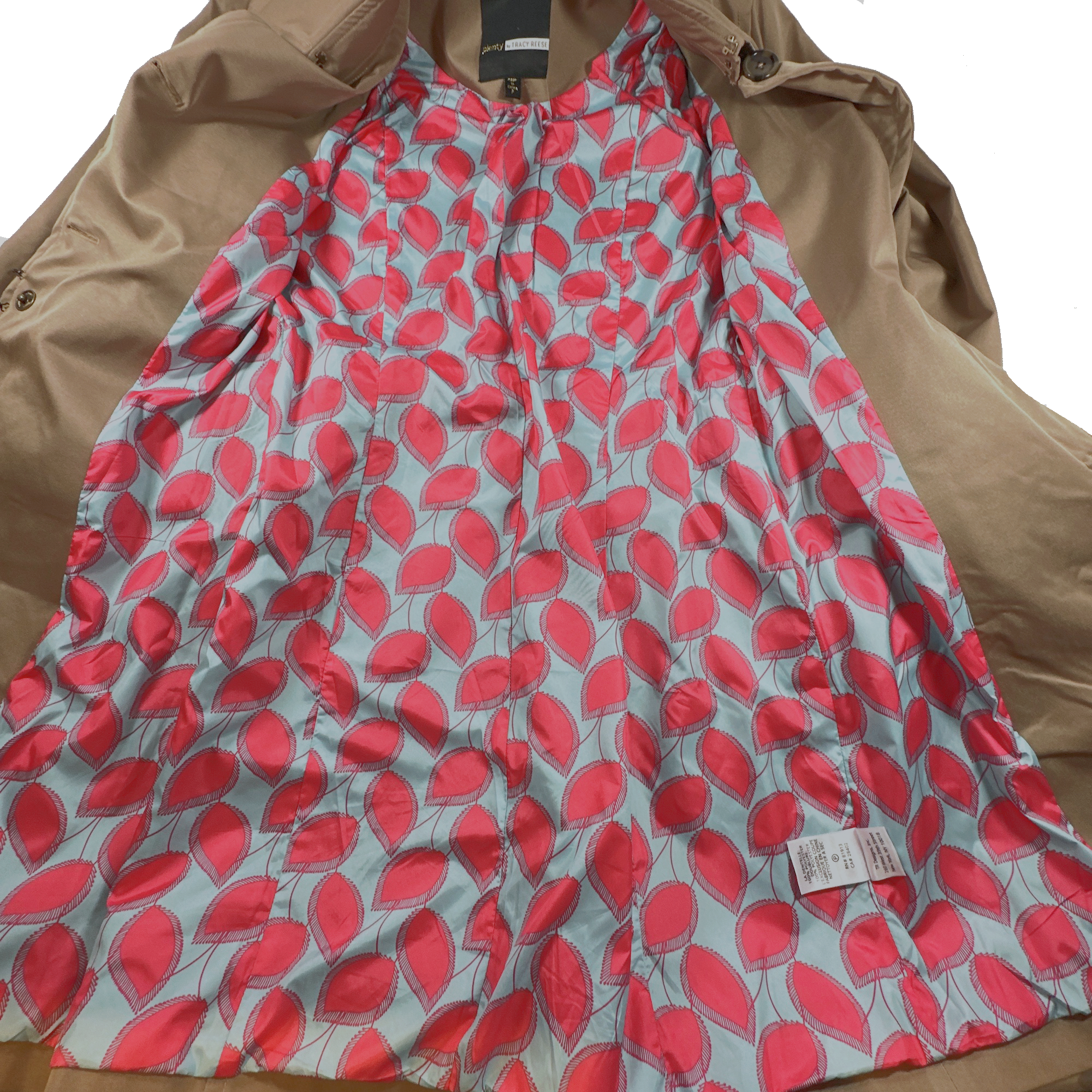 ANTHROPOLOGIE x PLENTY by TRACY REESE Corin Peplum Trench Coat XS Anthropologie