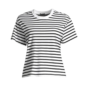 ATM Anthony Thomas Melillo Classic Jersey Striped Short Sleeve Boy Tee XS