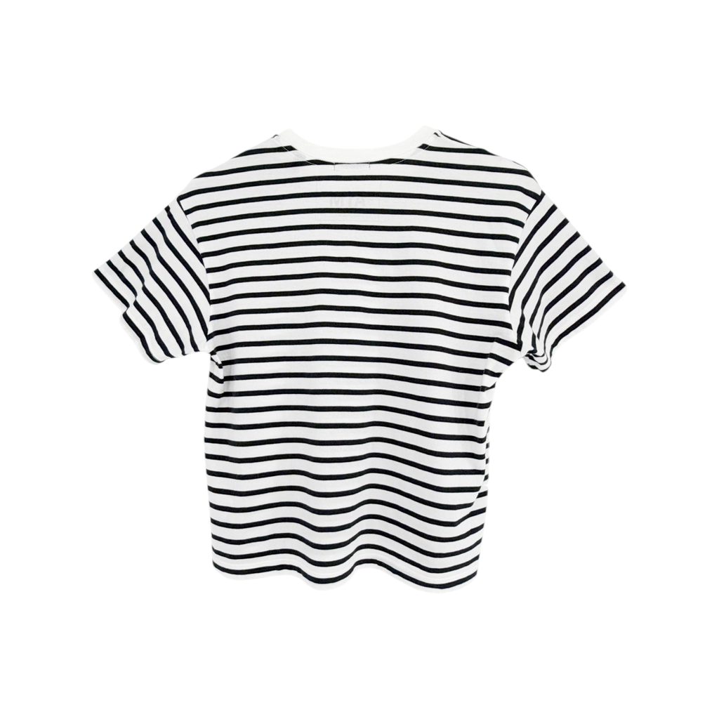 ATM Anthony Thomas Melillo Classic Jersey Striped Short Sleeve Boy Tee XS ATM Anthony Thomas Melillo
