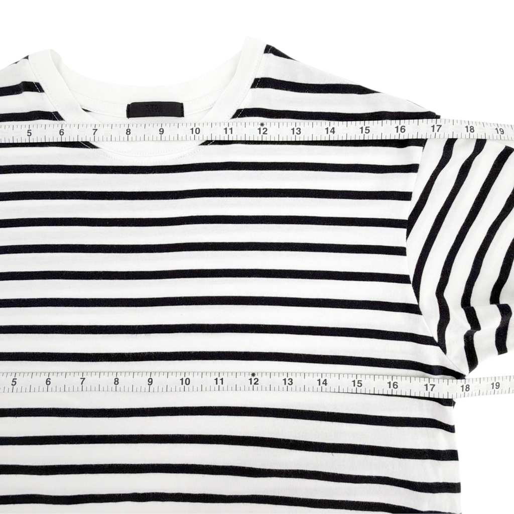 ATM Anthony Thomas Melillo Classic Jersey Striped Short Sleeve Boy Tee XS ATM Anthony Thomas Melillo