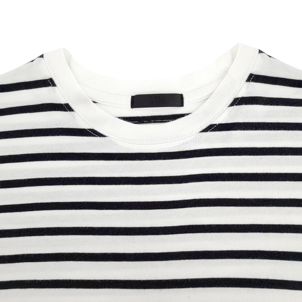 ATM Anthony Thomas Melillo Classic Jersey Striped Short Sleeve Boy Tee XS ATM Anthony Thomas Melillo