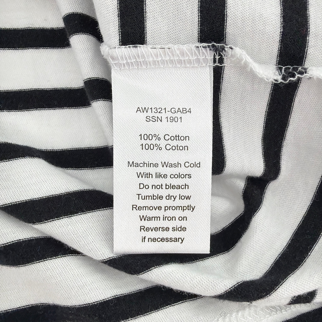 ATM Anthony Thomas Melillo Classic Jersey Striped Short Sleeve Boy Tee XS ATM Anthony Thomas Melillo