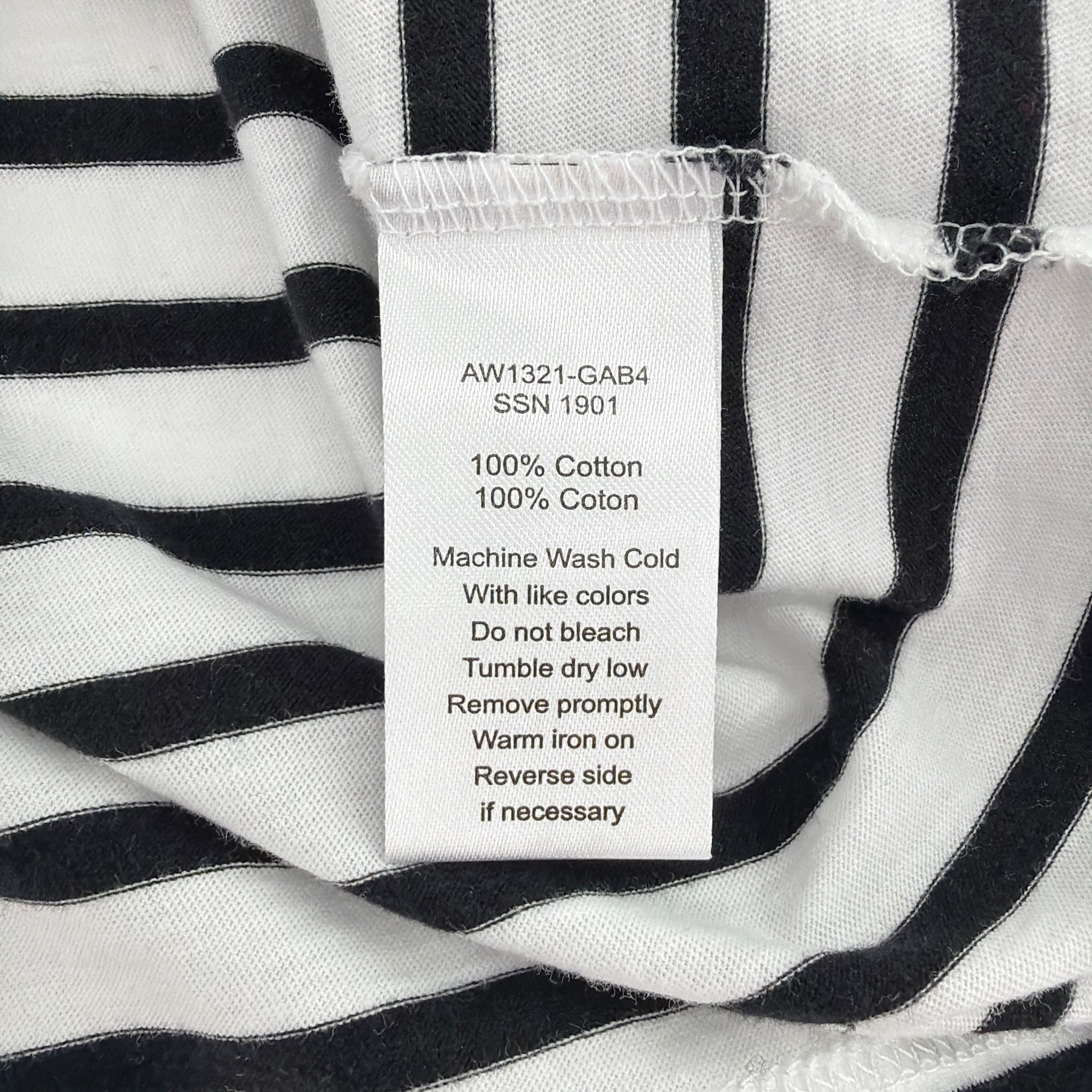 ATM Anthony Thomas Melillo Classic Jersey Striped Short Sleeve Boy Tee XS ATM Anthony Thomas Melillo