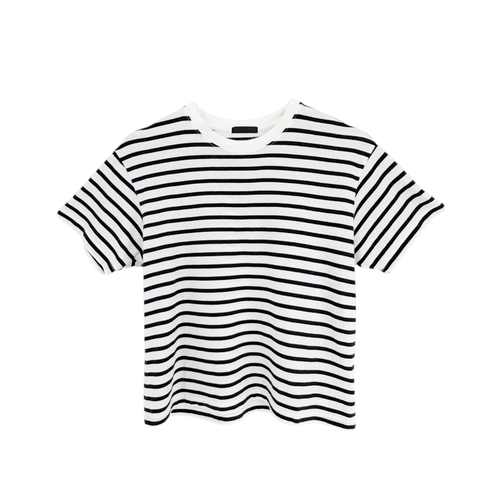 ATM Anthony Thomas Melillo Classic Jersey Striped Short Sleeve Boy Tee XS ATM Anthony Thomas Melillo