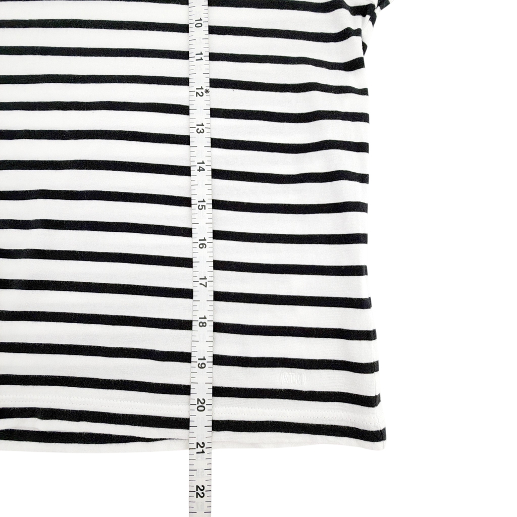 ATM Anthony Thomas Melillo Classic Jersey Striped Short Sleeve Boy Tee XS ATM Anthony Thomas Melillo