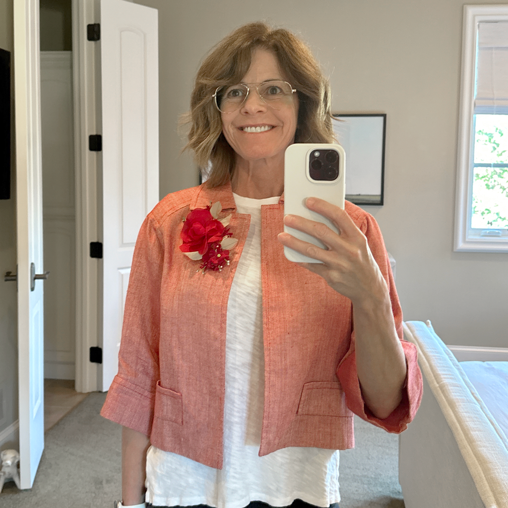 CAROLINA HERRERA Cropped Open Front Silk Blend Jacket 4 Carolina Herrera