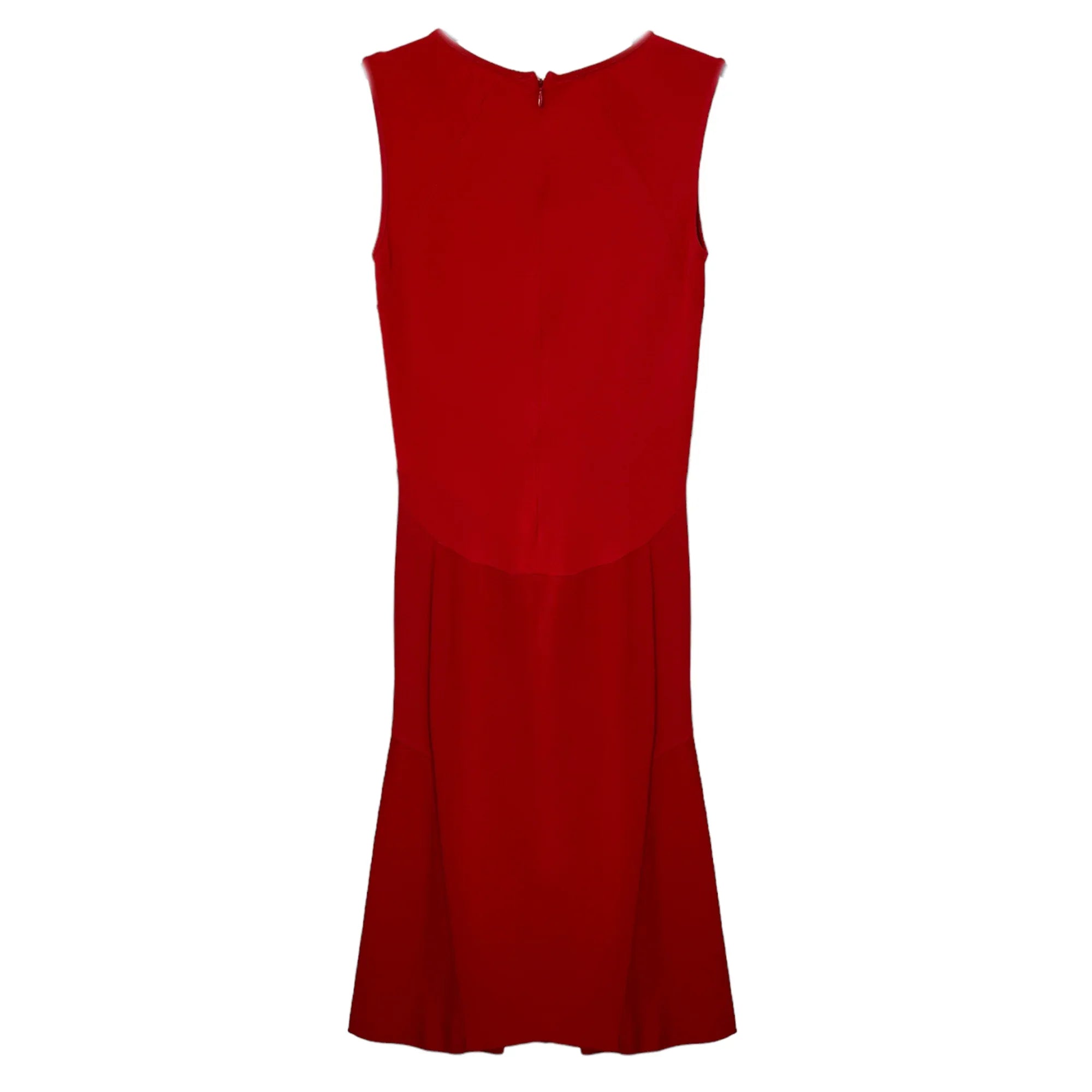 STELLA MCCARTNEY Paneled Sleeveless Dress in Red Size XS - flyKAMP