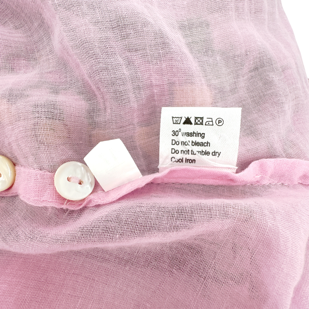 BANJANAN Cotton Poppy Dress in Freyja Flower Lilac Sachet XS Banjanan