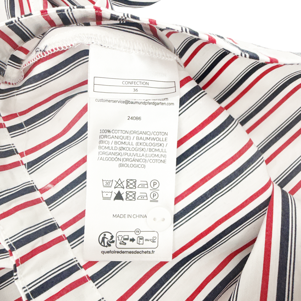 BAUM UND PFERDGARTEN Bryce Blouse Haute Red Stripe FR36|US4|S Baum Und Pferdgarten
