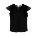 BALDWIN Kansas City BLDWN Petal Top in Black S BLDWN