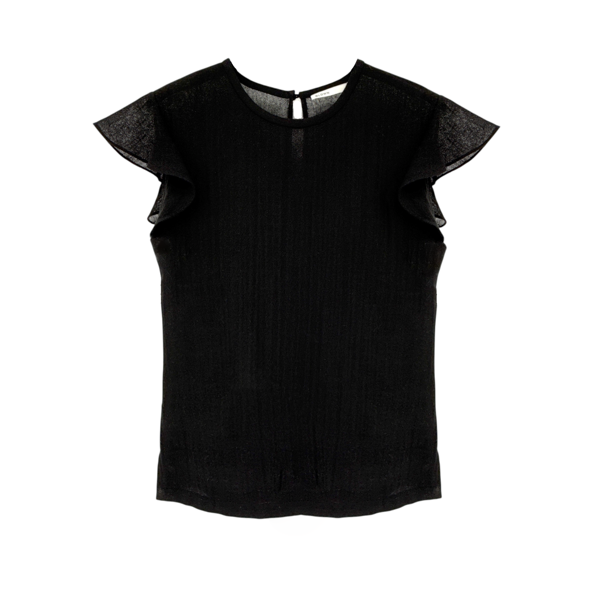 BALDWIN Kansas City BLDWN Petal Top in Black S BLDWN