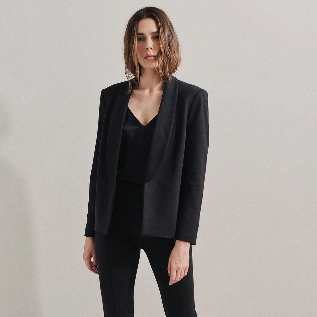 BLDWN BALDWIN Kansas City Tilly Blazer in Black XS baldwin