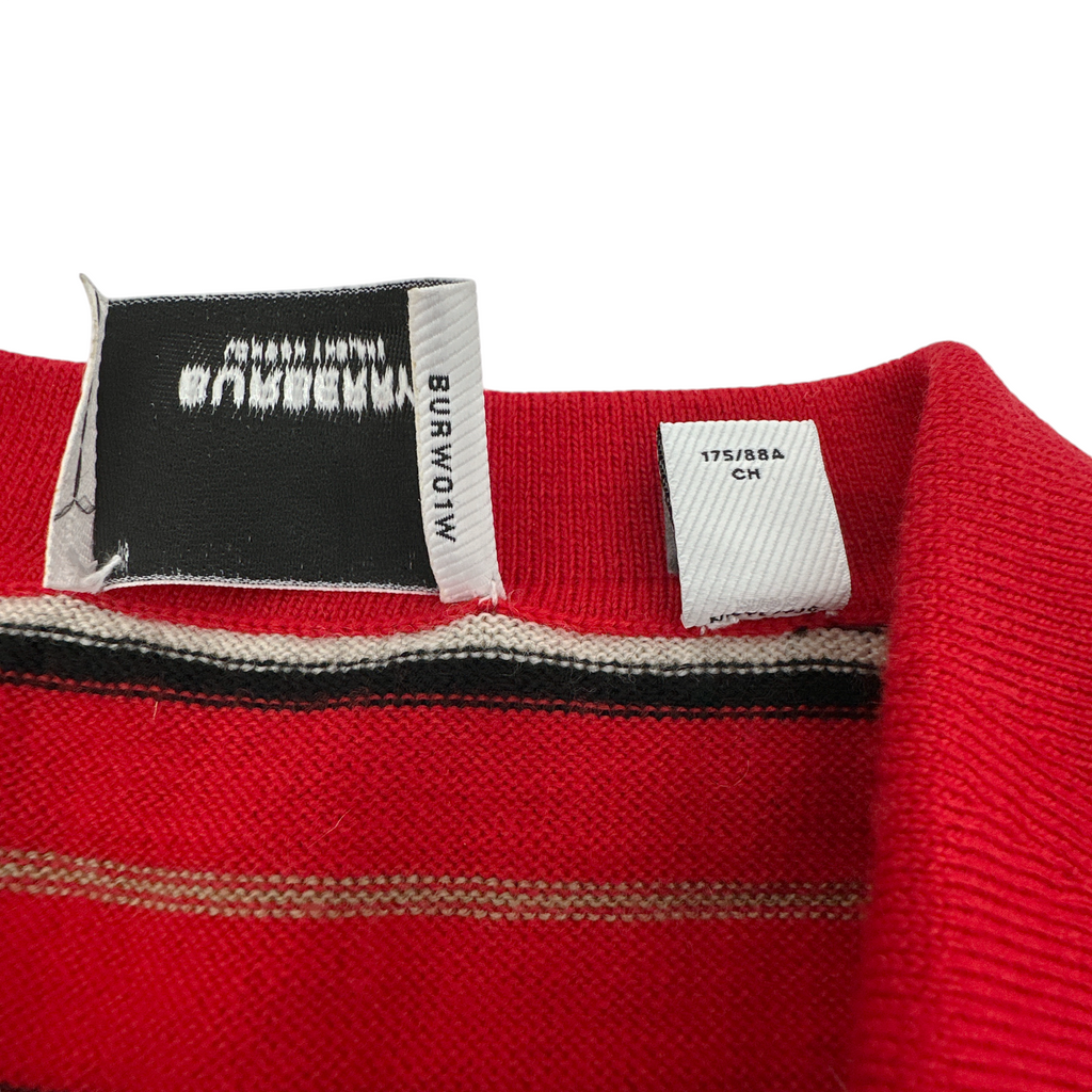 BURBERRY Beaford Merino Wool Polo S Burberry
