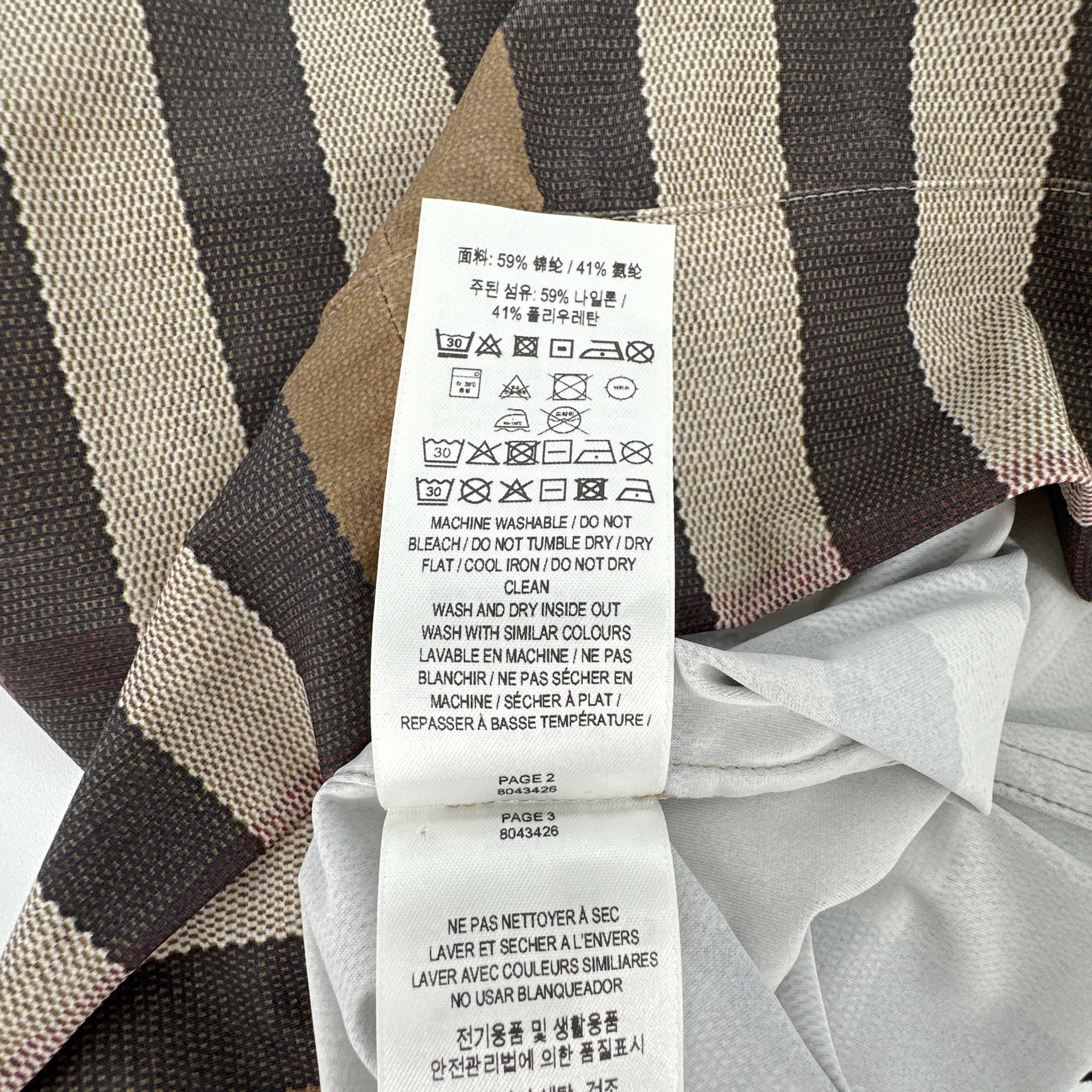 BURBERRY Andrea Check Biker Short XS Burberry