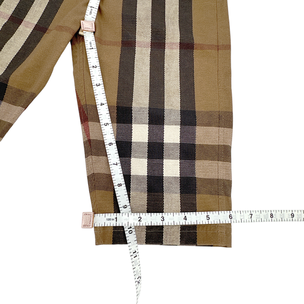 BURBERRY Andrea Check Biker Short XS Burberry