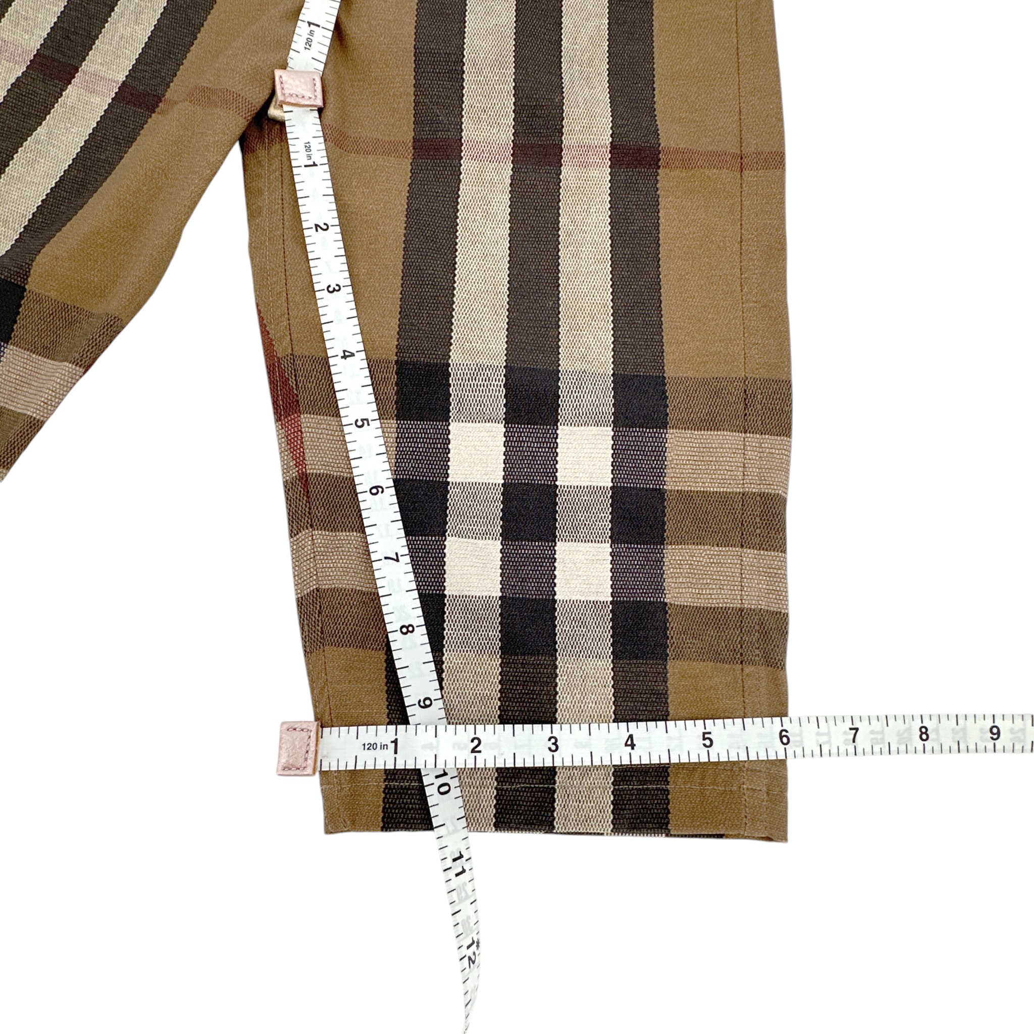 BURBERRY Andrea Check Biker Short XS Burberry